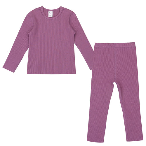 Organic Cotton Kids Pajama Set | Flat Seam Comfort