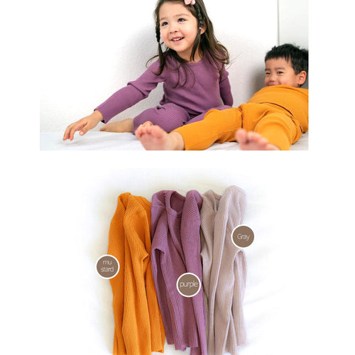 Organic Cotton Kids Pajama Set | Flat Seam Comfort