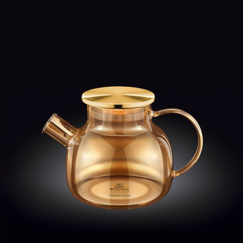 Borosilicate Glass Teapot with Bamboo Lid – 32 oz
