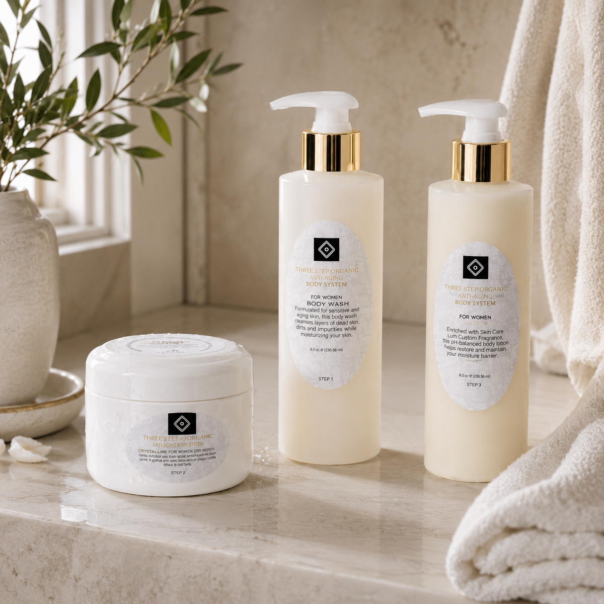 Organic Age-Defying Body Ritual | 3-Step System