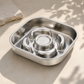 Áurea Pace Stainless Steel Slow Feeder Bowl