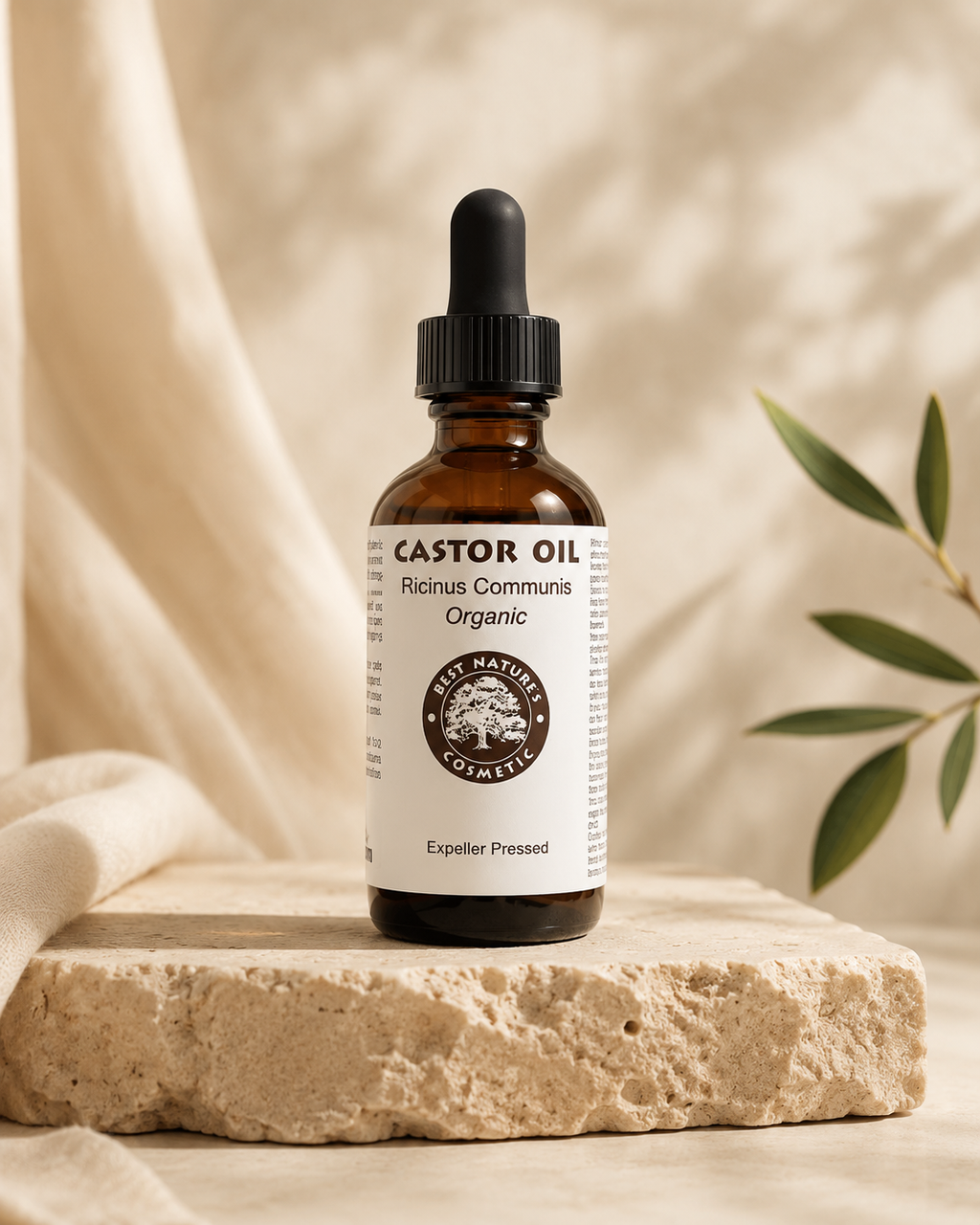 Pure Organic Castor Oil | Expeller-Pressed
