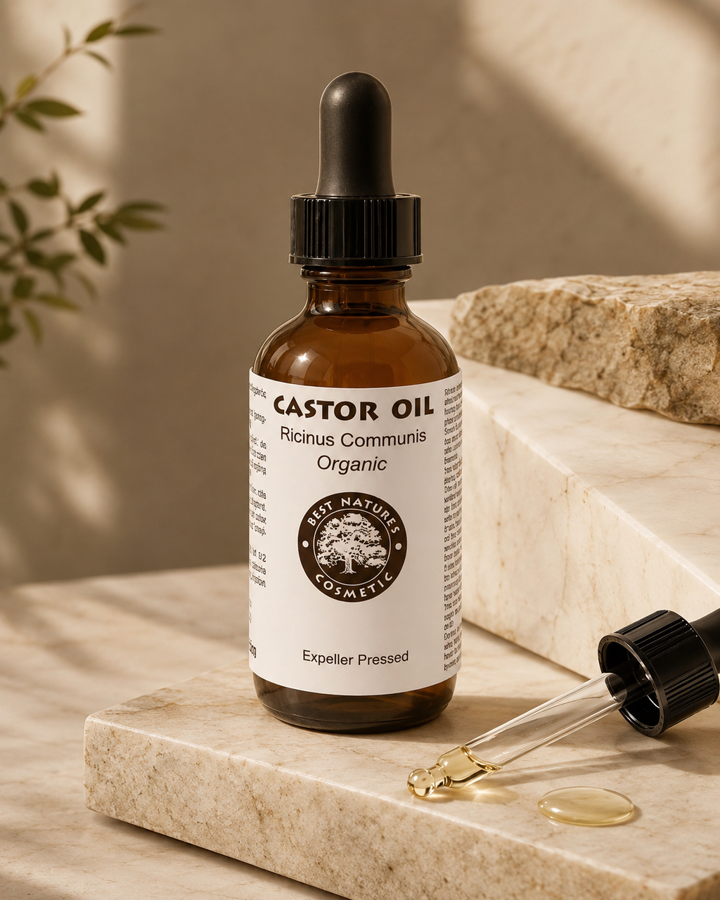 Pure Organic Castor Oil | Expeller-Pressed
