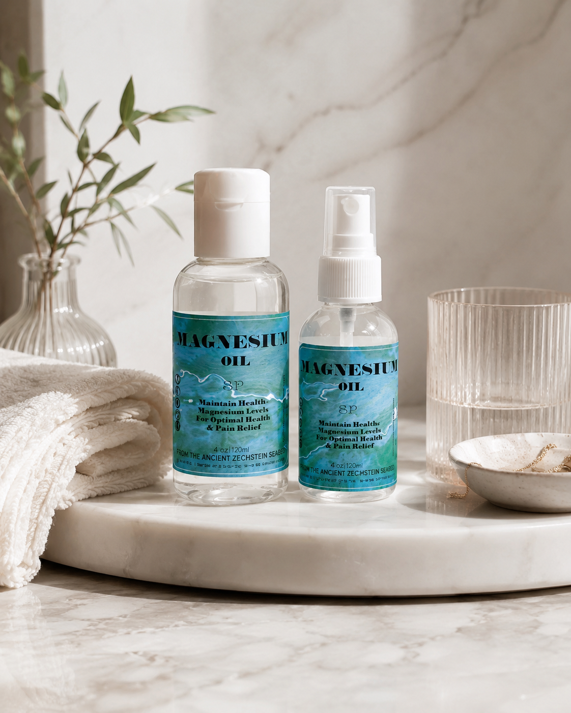 Pure Magnesium Oil Spray + Refill