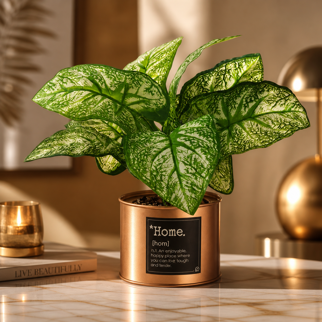 Modern Copper Plant Pot