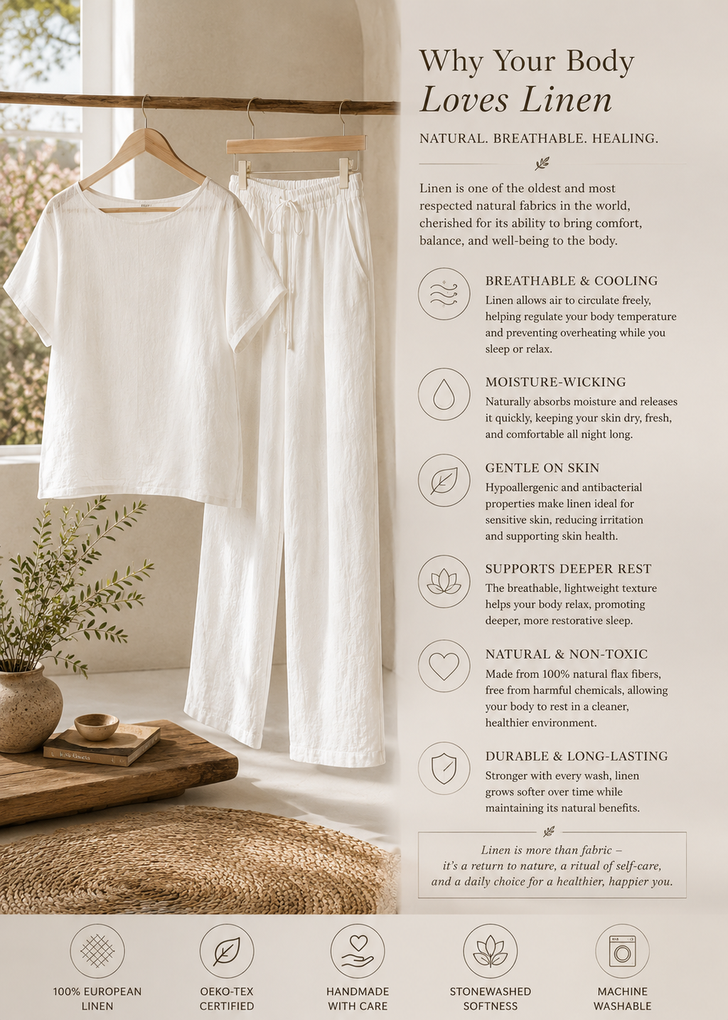 Sacred Rest Linen Set