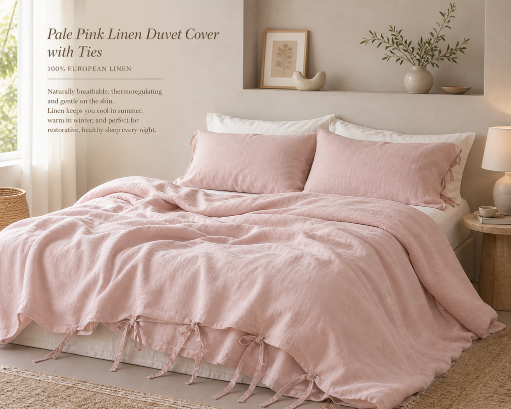 Rose Aura Linen Cover