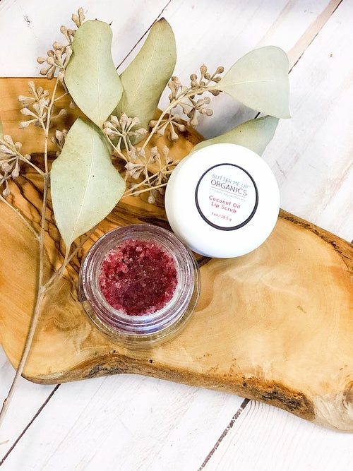 Organic Coconut Lip Scrub | Beetroot + Honey