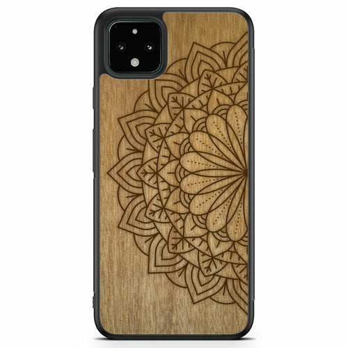 Sacred Mandala Wood MagSafe Phone Case Google Pixel 4 XL