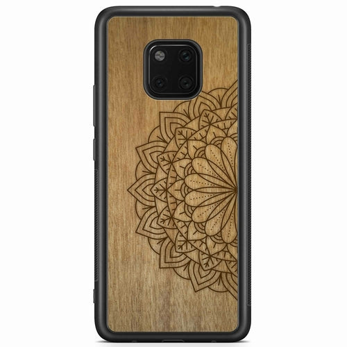 Sacred Mandala Wood MagSafe Phone Case Huawei Mate 20