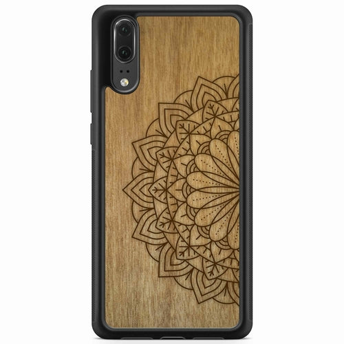Sacred Mandala Wood MagSafe Phone Case