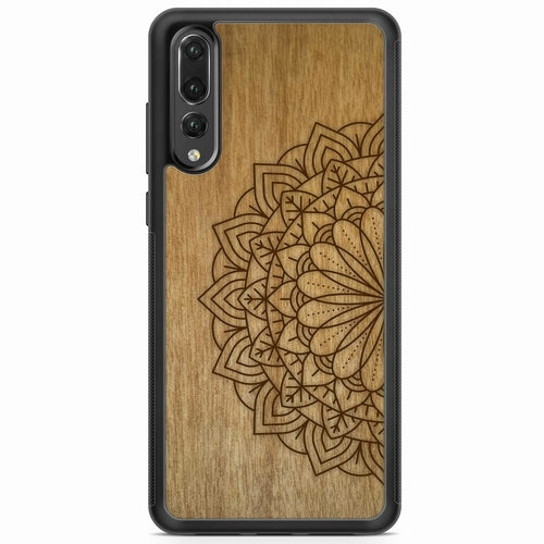 Sacred Mandala Wood MagSafe Phone Case