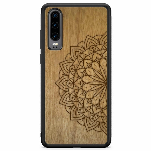 Sacred Mandala Wood MagSafe Phone Case