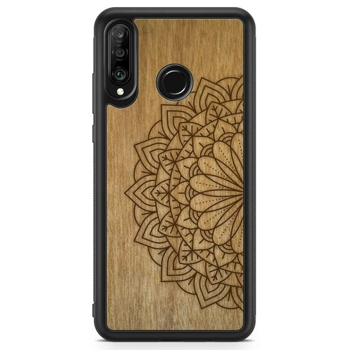 Sacred Mandala Wood MagSafe Phone Case