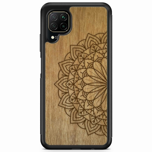 Sacred Mandala Wood MagSafe Phone Case Huawei P40