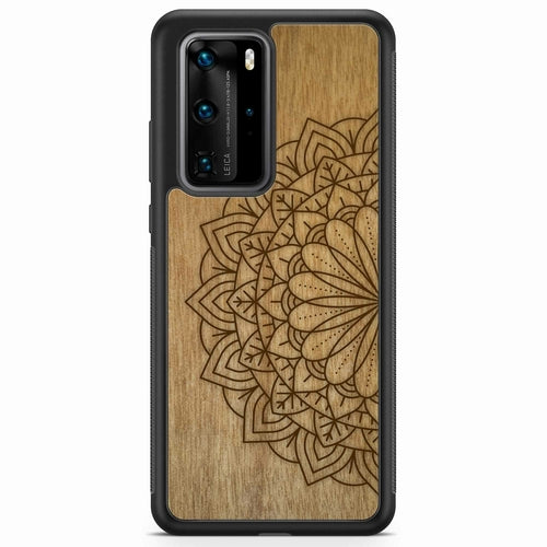 Sacred Mandala Wood MagSafe Phone Case Huawei P40 PRO