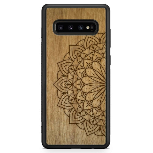 Sacred Mandala Wood MagSafe Phone Case
