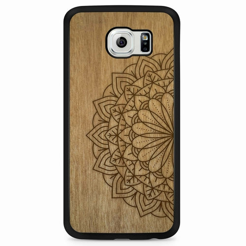 Sacred Mandala Wood MagSafe Phone Case