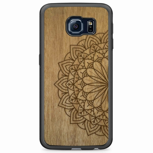 Sacred Mandala Wood MagSafe Phone Case