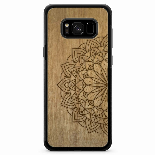 Sacred Mandala Wood MagSafe Phone Case Samsung Galaxy S8 PLUS