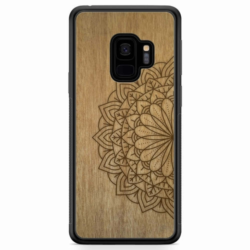 Sacred Mandala Wood MagSafe Phone Case