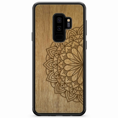 Sacred Mandala Wood MagSafe Phone Case