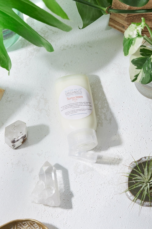 Natural Organic Suns Block/ Safe Protection/ Non-Nano Zinc Oxide /