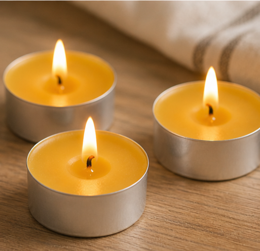 Beeswax Tea Light Candles (Pack)
