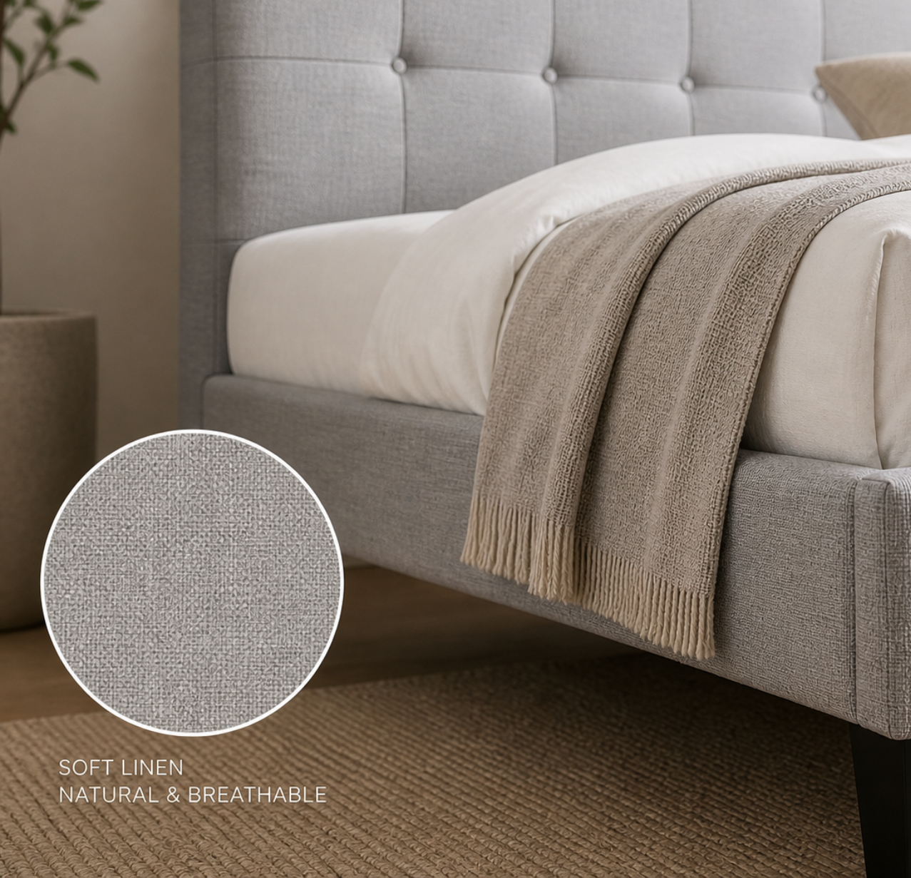 Full Size Linen Bed