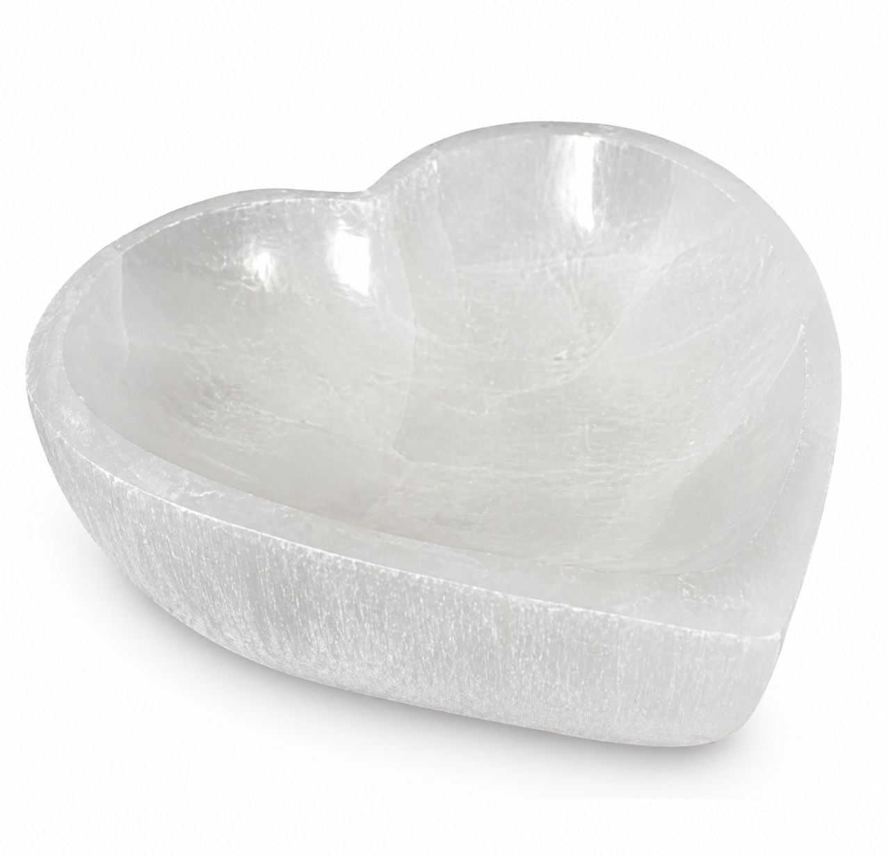 Selenite Heart Energy Bowl