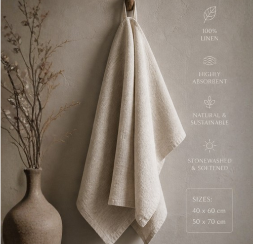 100% Linen Kitchen Towel