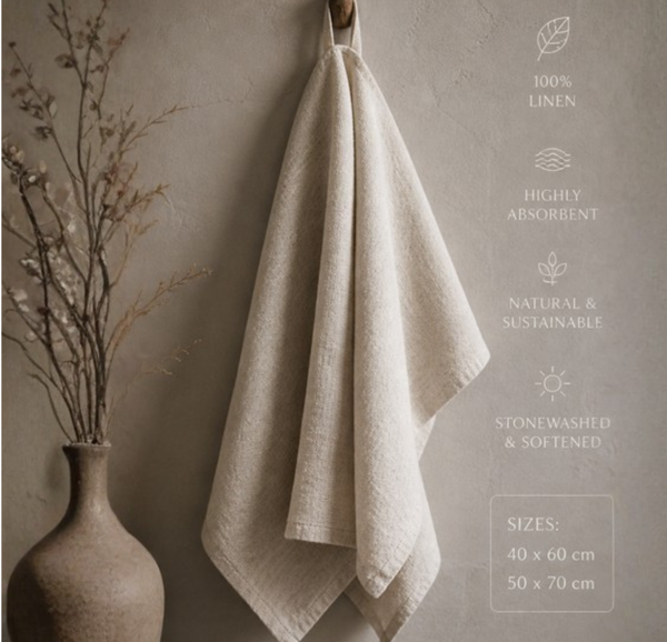 100% Linen Kitchen Towel
