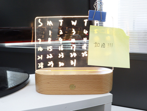 LED Acrylic Message Board Lamp