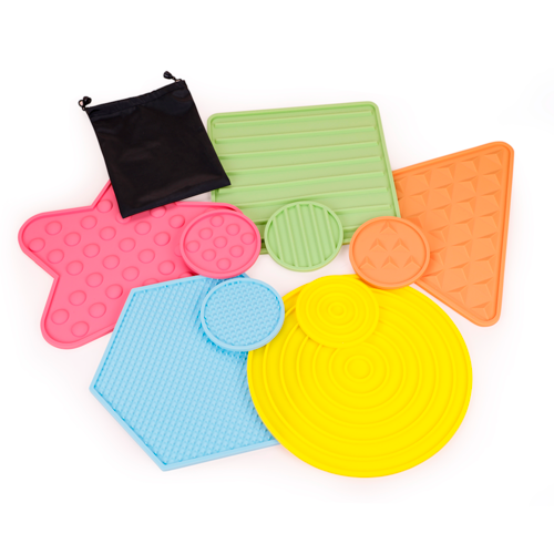 Textured Sensory Stepping Mats – 10 Piece Set