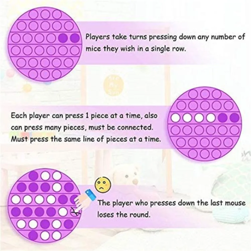 Rainbow Sensory Pop Set | 2-Piece Silicone Fidget Toy