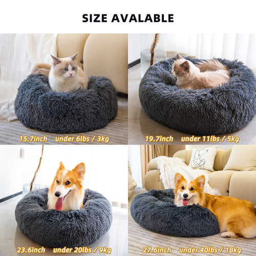 The Cloud Nest Pet Bed | Washable Calming Donut Bed
