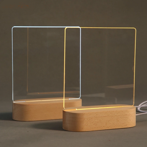 LED Acrylic Message Board Lamp