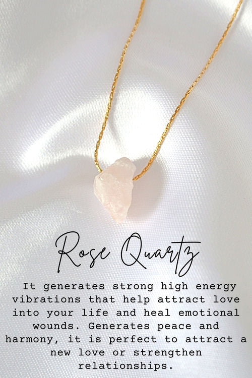 Raw Crystal Pendant Necklace
