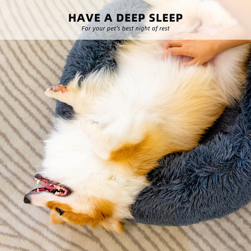 The Cloud Nest Pet Bed | Washable Calming Donut Bed