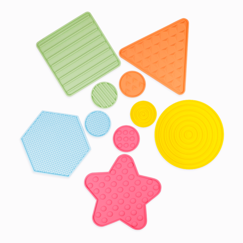 Textured Sensory Stepping Mats – 10 Piece Set