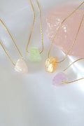 Raw Crystal Pendant Necklace