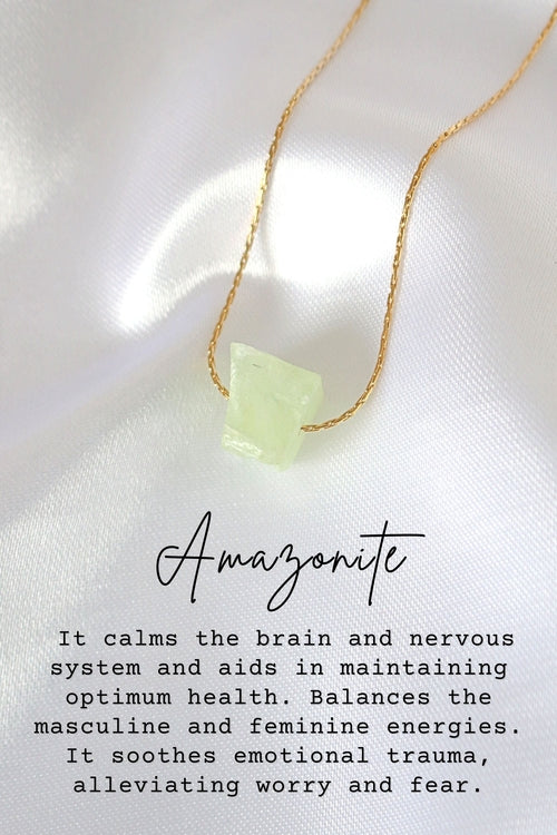 Raw Crystal Pendant Necklace