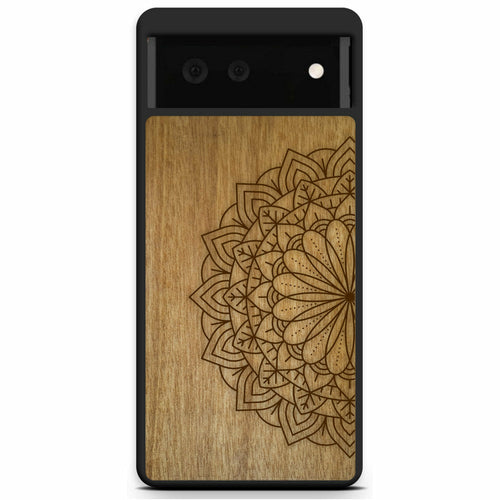 Sacred Mandala Wood MagSafe Phone Case