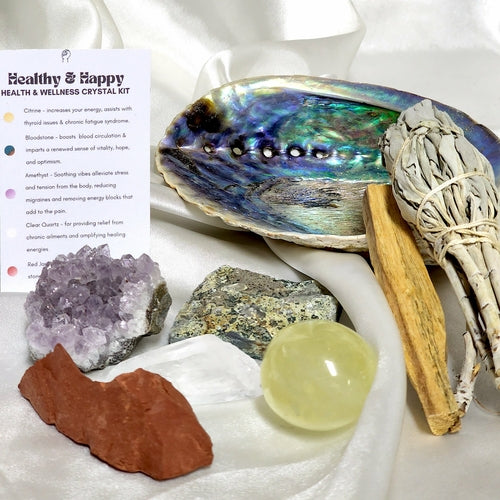 The Energy Reset Smudge Kit | Sage, Palo Santo & Crystals