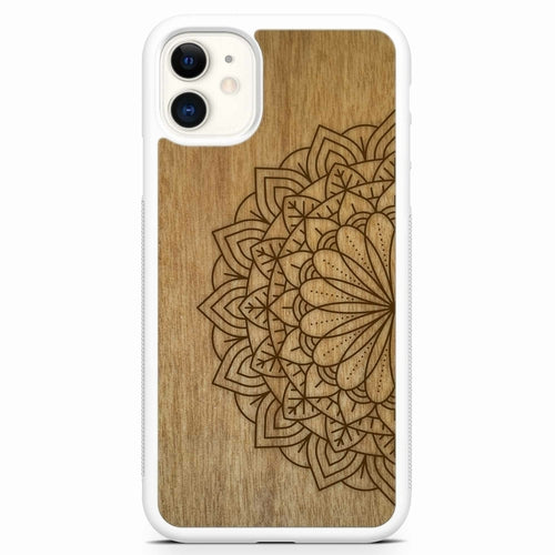 Sacred Mandala Wood MagSafe Phone Case