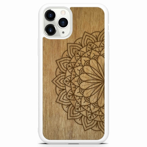 Sacred Mandala Wood MagSafe Phone Case