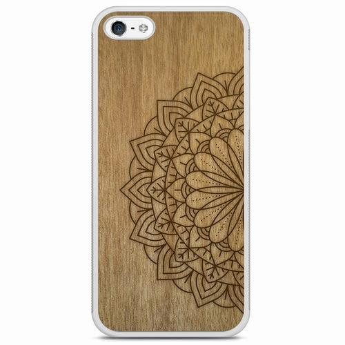 Sacred Mandala Wood MagSafe Phone Case