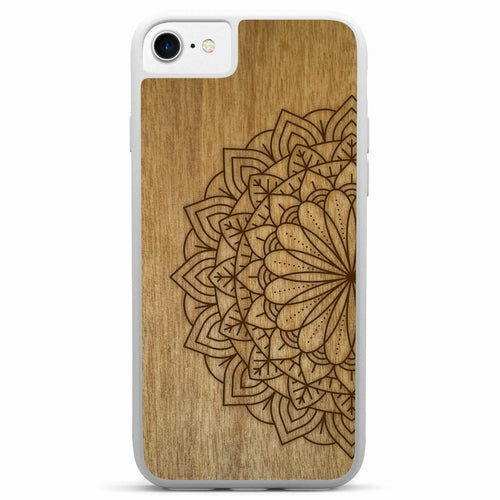 Sacred Mandala Wood MagSafe Phone Case
