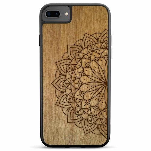 Sacred Mandala Wood MagSafe Phone Case
