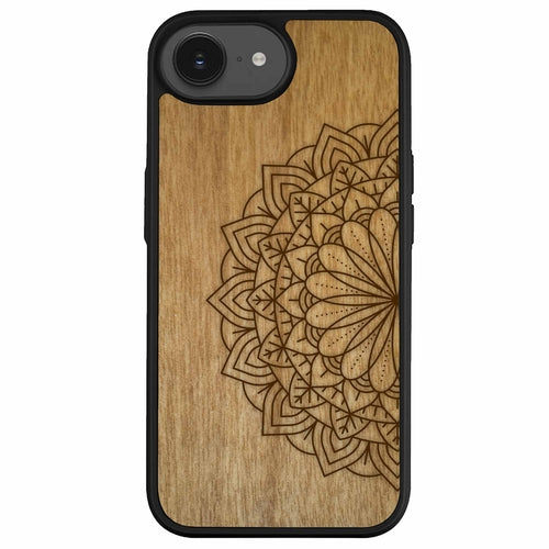Sacred Mandala Wood MagSafe Phone Case iPhone 16e